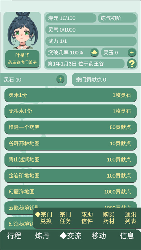 药王谷女修修炼手札