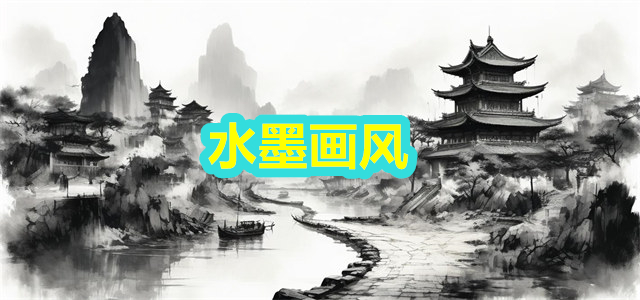 水墨画风