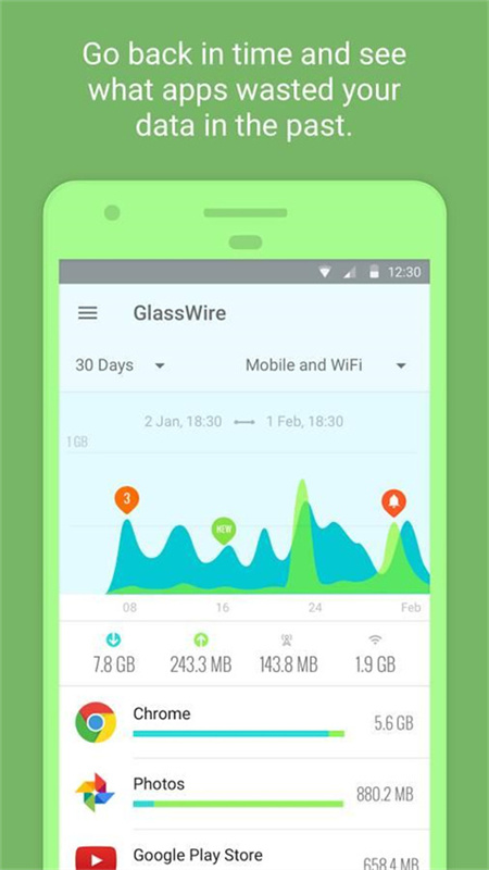 GlassWire截图3