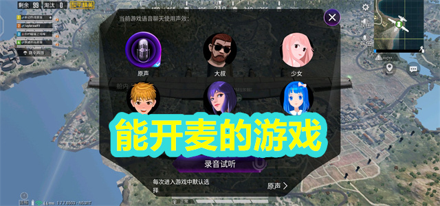 能开麦的游戏