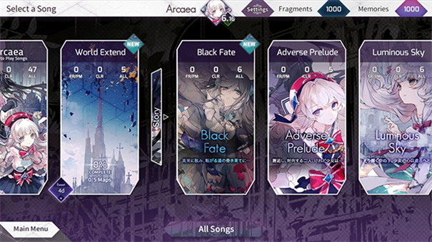 Arcaea截图3