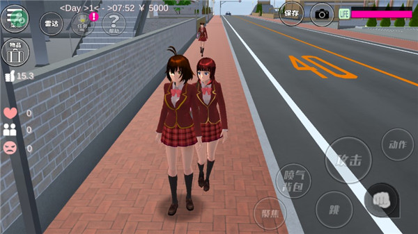 樱花校园模拟器英文版(SAKURA SchoolSimulator)手机版安装v1.045.17截图4