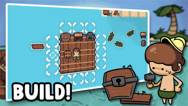 木筏求生2D版(stranded on a raft)汉化版v2.1.4截图4