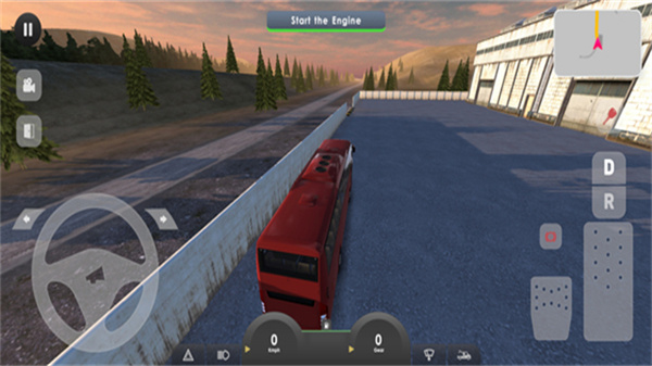 巴士模拟器极限道路汉化版手机版v1.4.2截图1