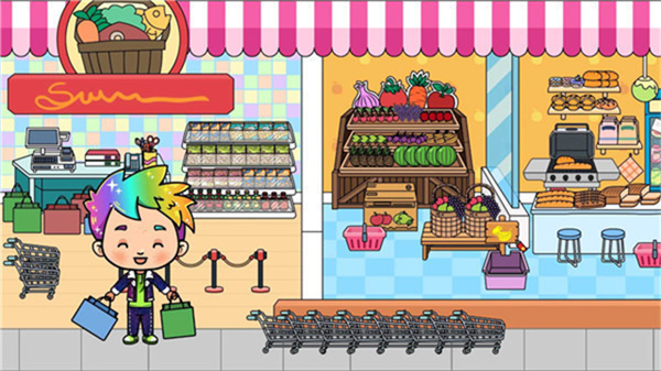 蒂奇镇城市生活模拟器中文版最新版v1.0.3截图3