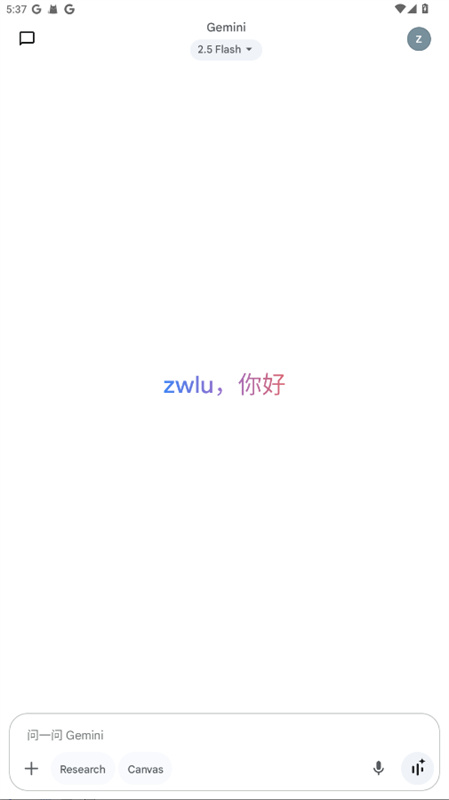 Google gemini(人工智能)免费版安装v1.0.795460806截图1