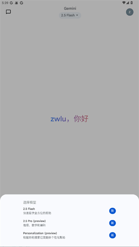 Google gemini(人工智能)免费版安装v1.0.795460806截图2