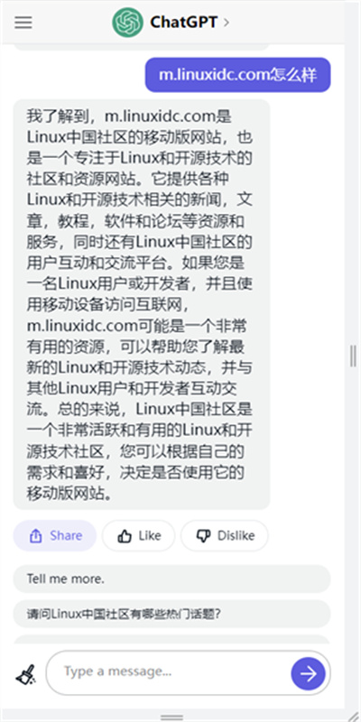 ChatGPT移动端截图1