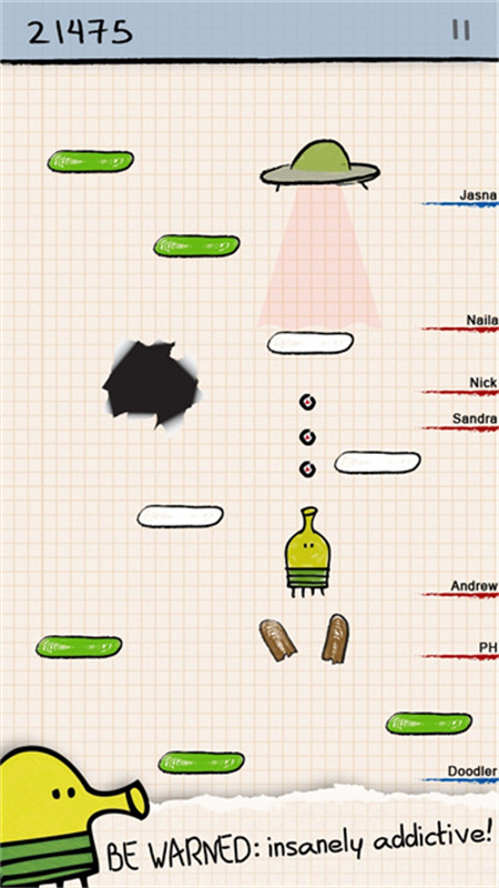 doodle jump中文版v3.11.32截图5