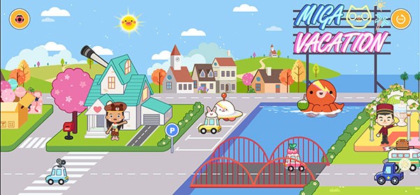 米加小镇度假之旅游戏玩法1