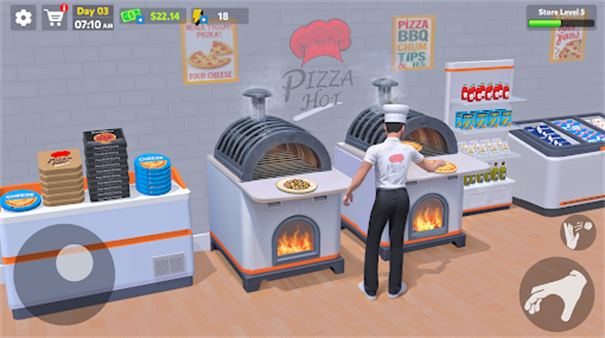 披萨店模拟3D