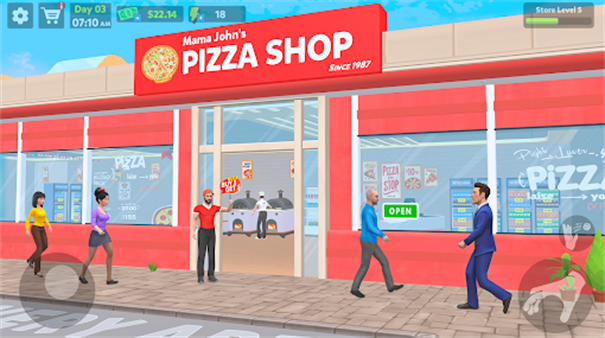 披萨店模拟3D