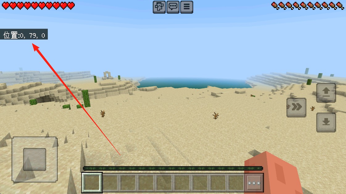 我的世界基岩版本游戏如何查看坐标4