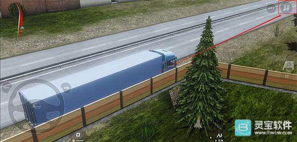 欧洲卡车模拟器3采石场游戏如何调整画质1