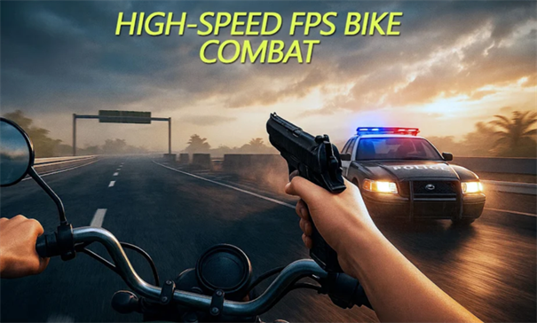 枪战摩托车