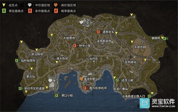 暗区突围正版游戏地图一览2