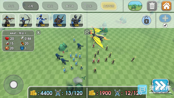 史诗战争模拟器2游戏兵种推进3