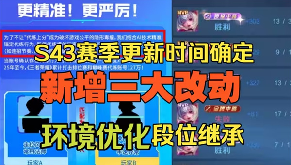 王者荣耀S43赛季段位继承规则一览