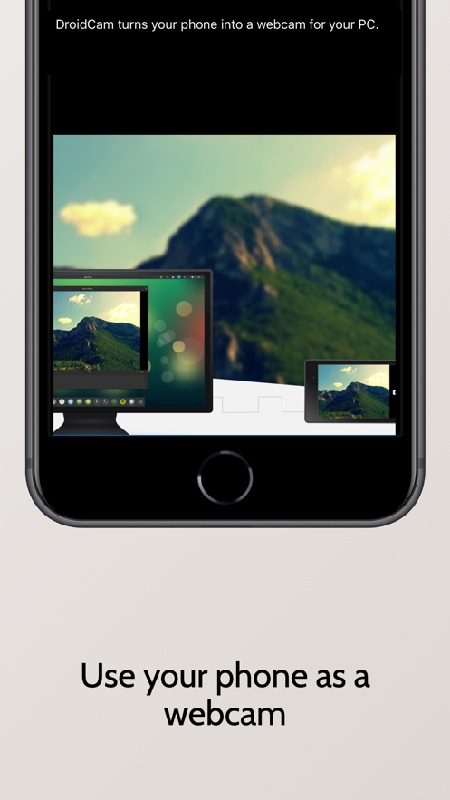 DroidCam手机端