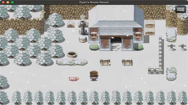 青色的雪之屋